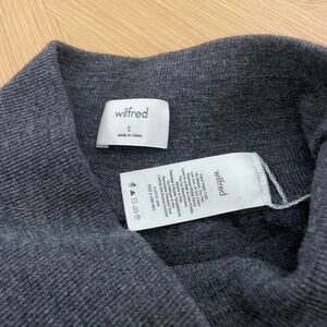 Wilfred Wide leg wool 3/4 length wool pants